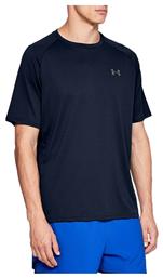 Under Armour Tech Ανδρικό Αθλητικό T-shirt Κοντομάνικο Navy Μπλε από το Z-mall