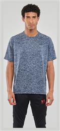 Under Armour Tech Αθλητικό Ανδρικό T-shirt Μπλε Μονόχρωμο