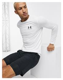 Under Armour Training Ανδρική Μπλούζα Μακρυμάνικη Λευκή