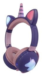 Unicorn ME17 - 258606 Ασύρματα/Ενσύρματα On Ear Ακουστικά με 8 ώρες Λειτουργίας Μωβ από το Filinda