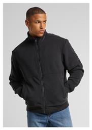 Urban Classics Ανδρική Ζακέτα Fleece Black από το SimpleWear