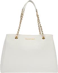 Valentino Bags Γυναικεία Τσάντα Shopper Ώμου Λευκή