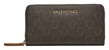 Valentino Bags Μεγάλο Γυναικείο Πορτοφόλι Καφέ