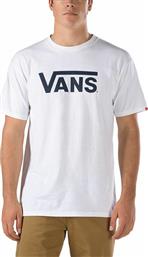 Vans Classic Ανδρικό T-shirt Κοντομάνικο Λευκό
