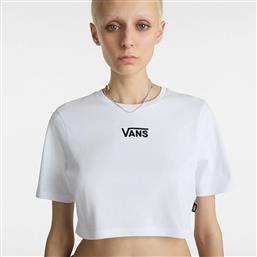 Vans Γυναικείο Crop T-shirt Λευκό