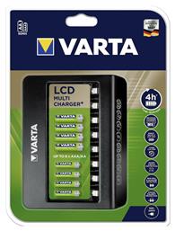 Varta LCD Multi Charger+ 8 Μπαταριών Ni-MH Μεγέθους AA/AAA