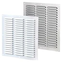 Vents Περσίδα Εξαερισμού 20x20cm Τετράγωνη με Σίτα Λευκή από το Esmarket