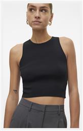 Vero Moda Γυναικείο Αθλητικό Crop Top Αμάνικο Fast Drying Μαύρο από το Fashion Project