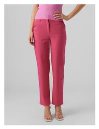 Vero Moda Γυναικείο Chino Παντελόνι σε Ίσια Γραμμή Pink Yarrow από το Spartoo