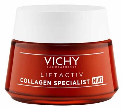 Vichy Liftactiv Collagen Specialist Αντιγηραντική & Συσφικτική Κρέμα Προσώπου Νυκτός 50ml