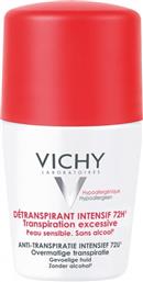 Vichy Stress Resist Anti-perspirant Treatment για Υπερβολική Εφίδρωση Αποσμητικό 72h σε Roll-On 50ml