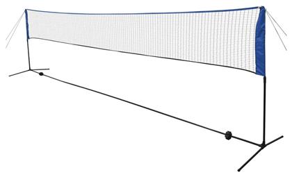 vidaXL Σετ Badminton Φιλέ και Μπαλάκια (600cm x 155cm)