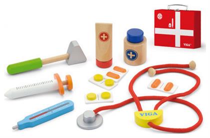 Viga Toys Medical Kit Βαλιτσάκι Γιατρού από το EasyU