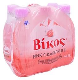 Βίκος Αναψυκτικό Pink Grapefruit με Ανθρακικό Μπουκάλι 6x330ml