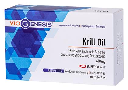 Viogenesis Krill Oil Superba 600mg 60 κάψουλες από το Pharm24