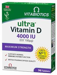 Vitabiotics Ultra Vitamin D3 Βιταμίνη για Ανοσοποιητικό 4000iu 96 ταμπλέτες από το Pharm24