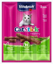 Vitakraft Cat Classic Λιχουδιές σε Stick με Κοτόπουλο & Γρασίδι για Γάτα 3τμχ 18gr από το Plus4u