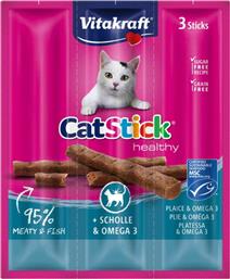Vitakraft Cat Mini Λιχουδιές σε Stick Γάτας με Γλώσσα & Ω3 3τμχ 18gr