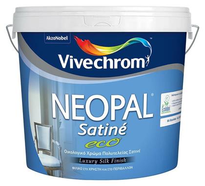 Vivechrom Neopal Satine Eco Πλαστικό Χρώμα Οικολογικό για Εσωτερική Χρήση 3lt