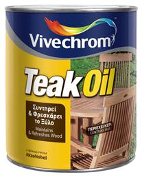 Vivechrom Teak Oil Νερού Άχρωμο Ματ 750ml από το Esmarket