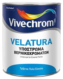 Vivechrom Velatura Υπόστρωμα Βερνικοχρωμάτων Λευκό Κατάλληλο για Ξύλο 0.75lt από το Esmarket