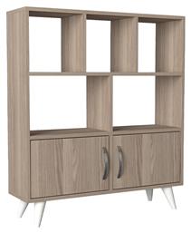 Βιβλιοθήκη Orbit Grey Oak 90x22x105cm