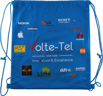 Volte-Tel Unisex Αθλητική Τσάντα Πλάτης για το Γυμναστήριο Μπλε από το Public