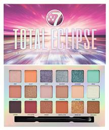 W7 Cosmetics Total Eclipse Παλέτα με Σκιές Ματιών σε Στερεή Μορφή Πολύχρωμη 18gr