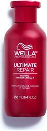 Wella Ultimate Repair Σαμπουάν Αναδόμησης/Θρέψης για Ταλαιπωρημένα Μαλλιά 250ml
