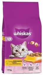 Whiskas 1+ Ξηρά Τροφή για Ενήλικες Γάτες με Κοτόπουλο 1.9kg από το Plus4u
