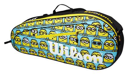 Wilson Minions Team Παιδική Τσάντα Ώμου / Χειρός Τένις 3 Ρακετών Πολύχρωμη