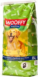 Wooffy Sensitive 18kg Ξηρά Τροφή Σκύλων με Αρνί και Ρύζι