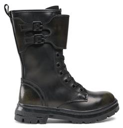 Wrangler Clash Combat Δερμάτινα Γυναικεία Αρβυλάκια Black / Military