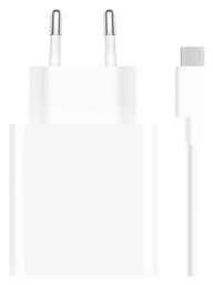 Xiaomi Φορτιστής με Θύρα USB-A και Καλώδιο USB-C 67W Λευκός (BHR6035EU)