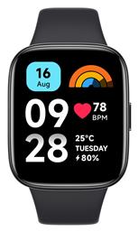 Xiaomi Redmi Watch 3 Active Αδιάβροχο με Παλμογράφο (Μαύρο) από το e-shop