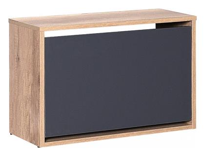 Ξύλινη Παπουτσοθήκη Step με 1 Ράφι Sonoma / Ανθρακί 60x30x42cm