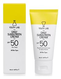 Youth Lab. Daily Sunscreen Cream Αντηλιακή Κρέμα Προσώπου SPF50 50ml