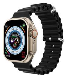 Z98 Smartwatch με SIM και Παλμογράφο (Μαύρο - Σετ με 4 λουράκια)