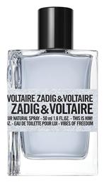 Zadig & Voltaire This Is Him Vibes Freedom Eau de Toilette 50ml από το Attica