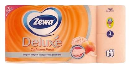 Zewa Χαρτί Υγείας Delux Peach 8 Ρολά 3 Φύλλων 100gr