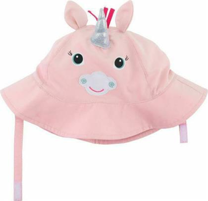 Zoocchini Παιδικό Καπέλο Bucket Υφασμάτινο Αντηλιακό Μονόκερος Ροζ από το Spitishop